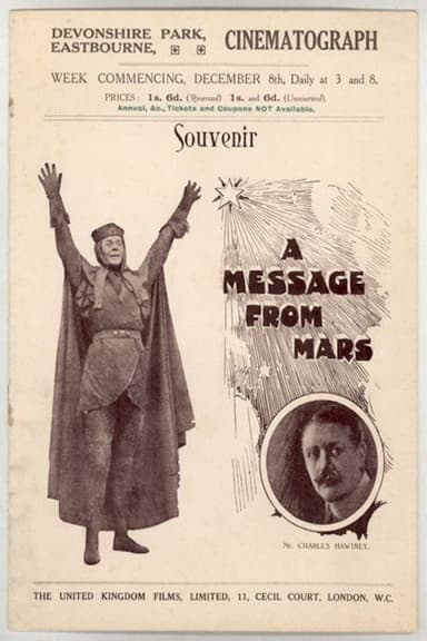 A Message from Mars poster