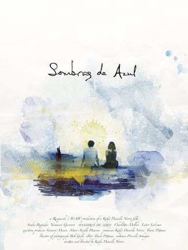 Sombras de azul poster