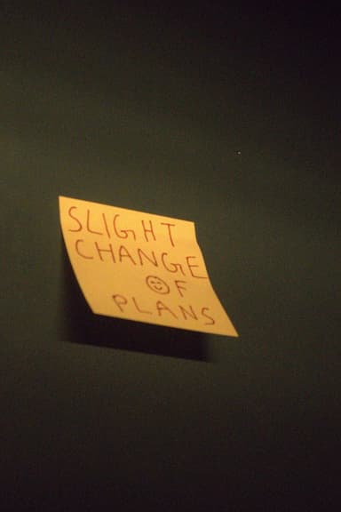 Slight Change Of Plans poster