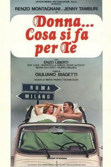 Donna... cosa si fa per te poster