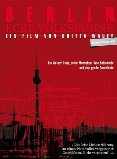 Berlin Ecke Volksbühne poster