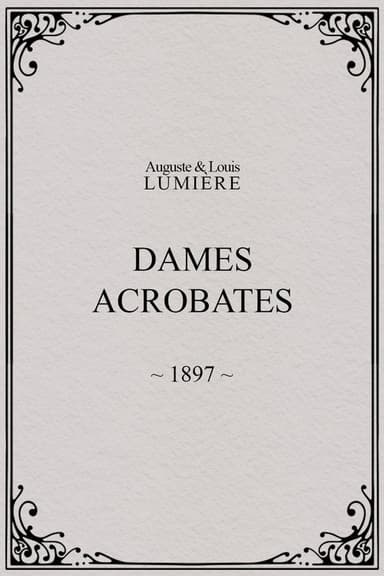 Dames acrobates poster
