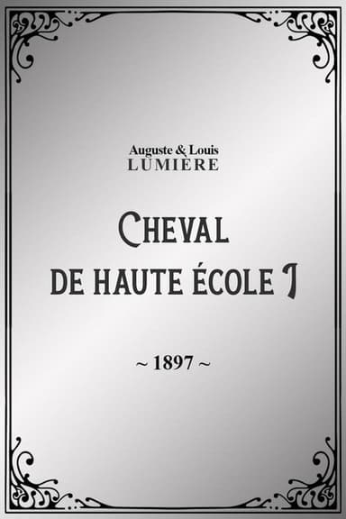 Cheval de haute école, I poster
