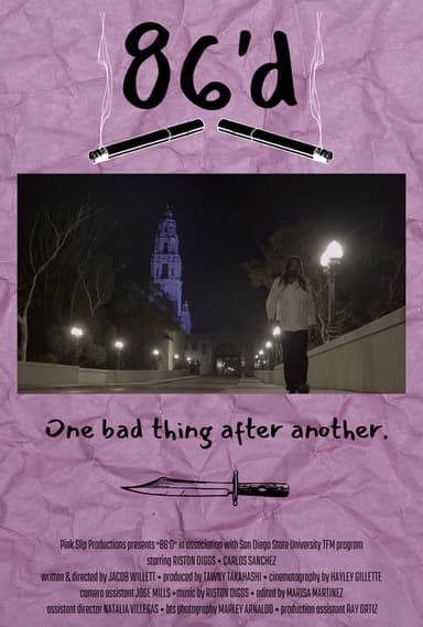 86'd poster