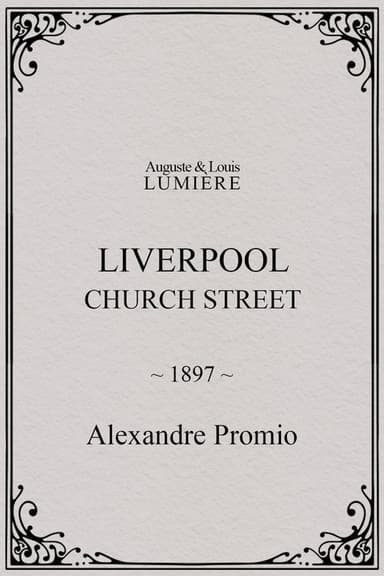 Liverpool, Church Street poster