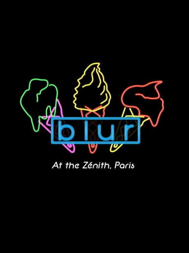 blur at the Zénith, Paris poster