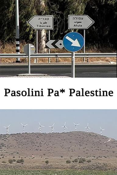 Pasolini Pa* Palestine poster