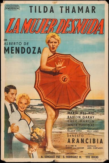 La mujer desnuda poster