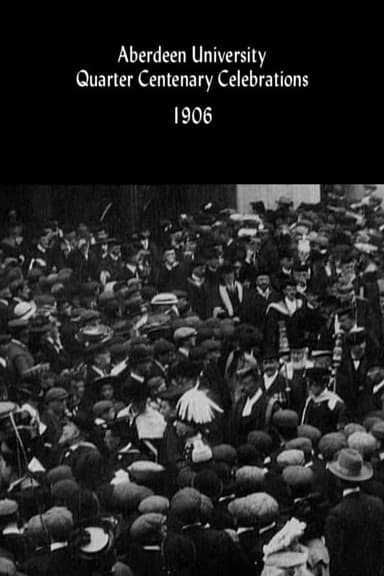 Aberdeen University Quarter Centenary Celebrations poster