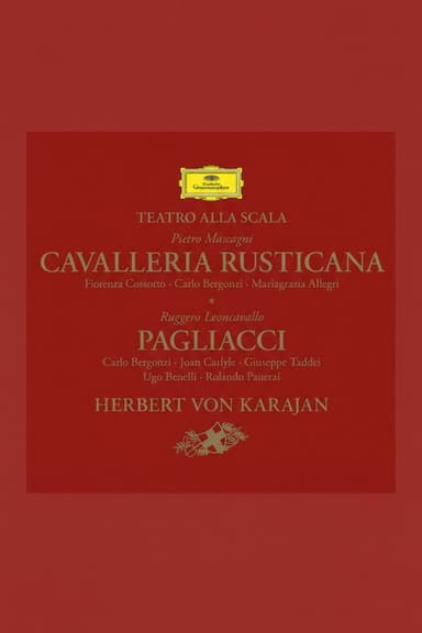 Mascagni: Cavalleria rusticana & Leoncavallo: Pagliacci poster