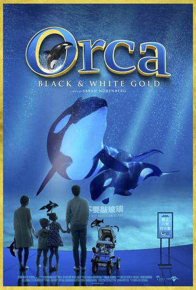 Orca: Black & White Gold poster