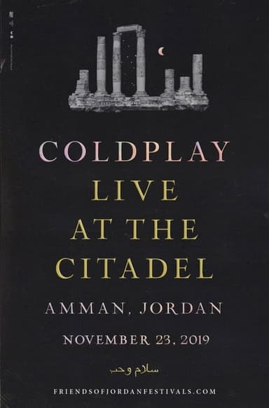 Coldplay: Everyday Life – Live in Jordan poster