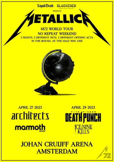 Metallica: M72 World Tour Live in Amsterdam - Night 2 poster