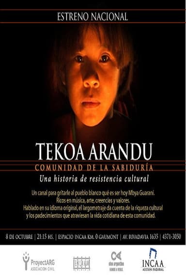 Tekoa Arandú poster