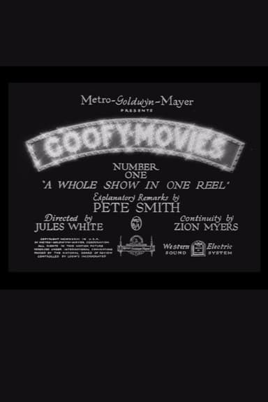 Goofy Movies Number One poster