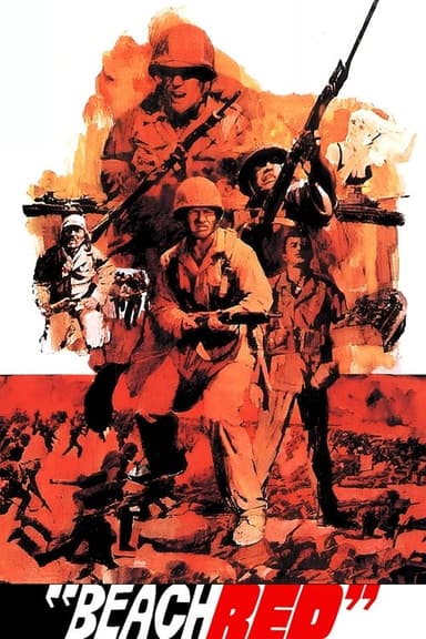 Beach Red poster