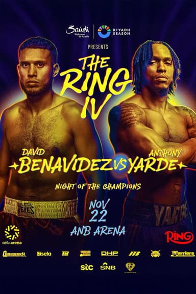 David Benavidez vs. Anthony Yarde poster