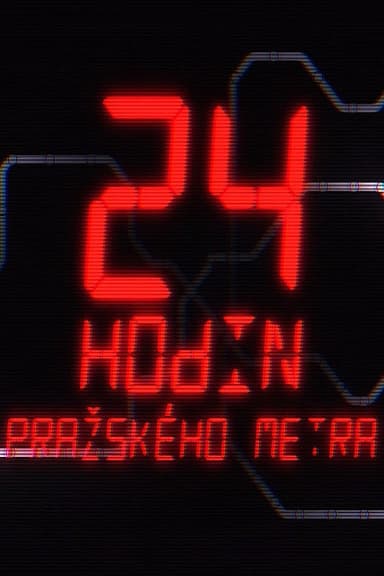 24 hodin pražského metra poster
