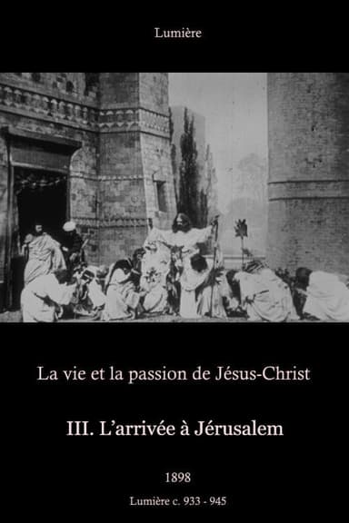 III. L'arrivée à Jérusalem poster