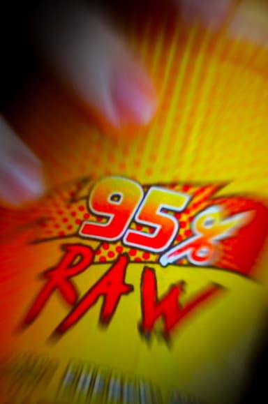 95% RAW poster