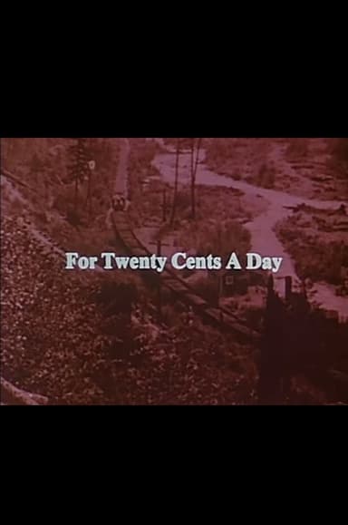 For Twenty Cents A Day poster