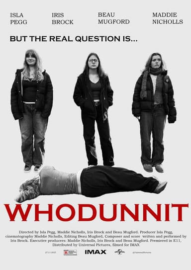 WHODUNNIT poster