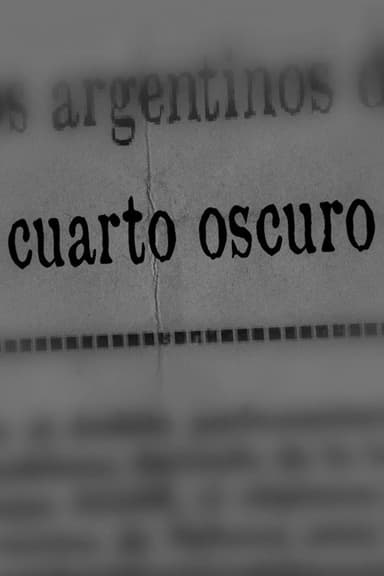 Cuarto oscuro poster