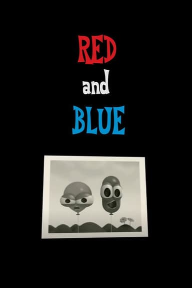 Red and Blue poster