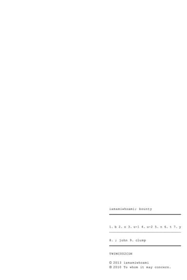 Bounty poster
