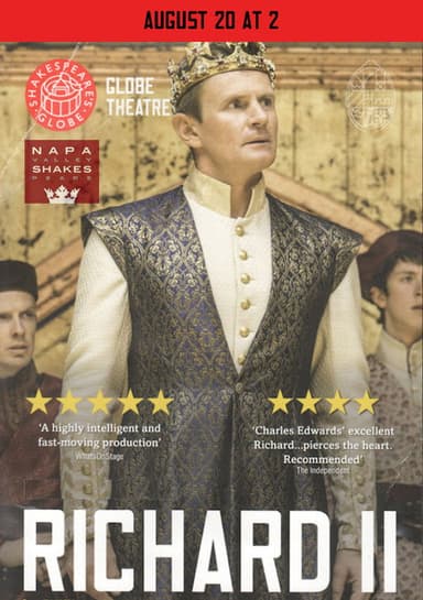 Richard II - Live at Shakespeare's Globe poster
