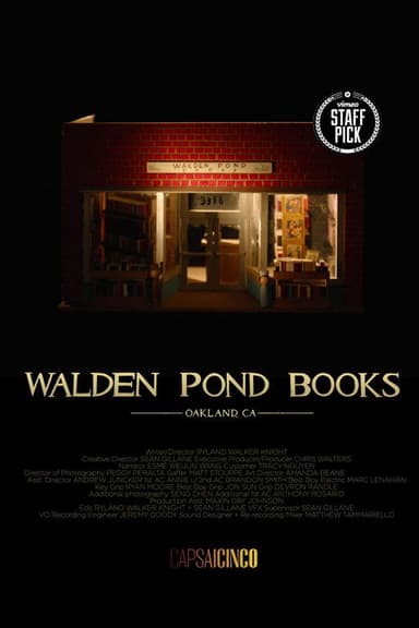 Walden Pond Books poster
