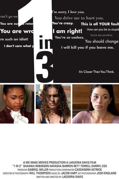 1 in 3 poster
