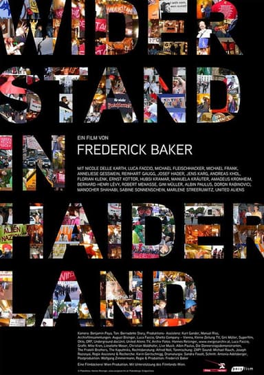 Widerstand in Haiderland poster