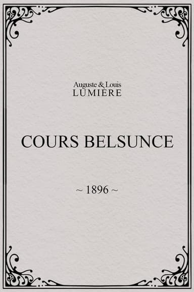 Cours Belsunce poster