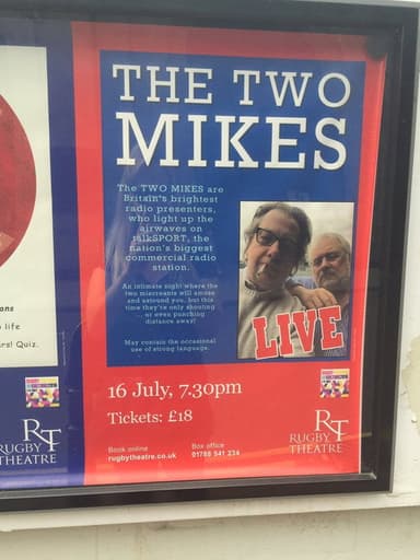 The Two Mikes Live poster