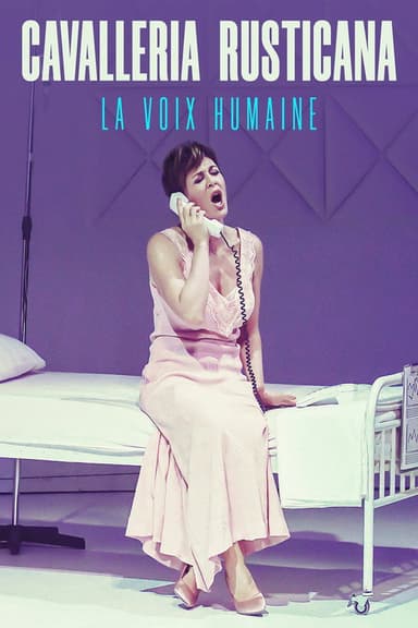 Cavalleria Rusticana - La voix humaine poster