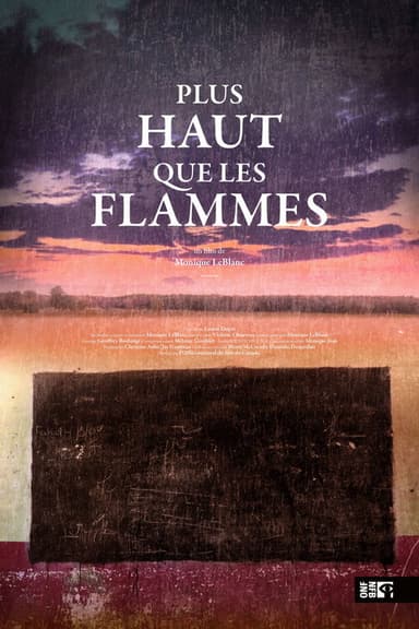 Plus haut que les flammes poster
