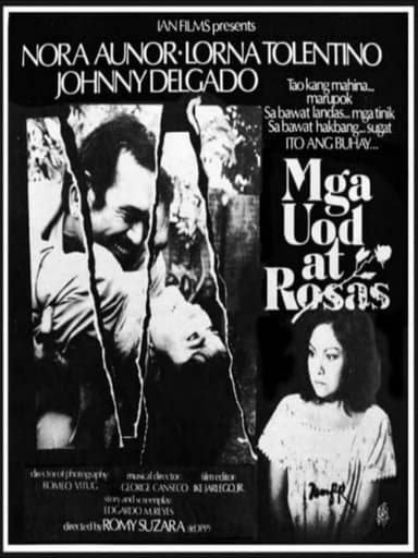 Mga Uod at Rosas poster