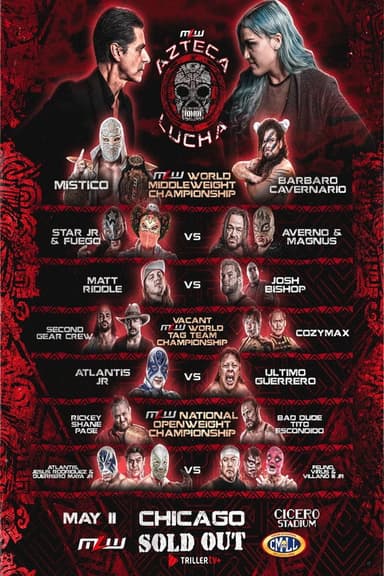 MLW Azteca Lucha 2024 poster
