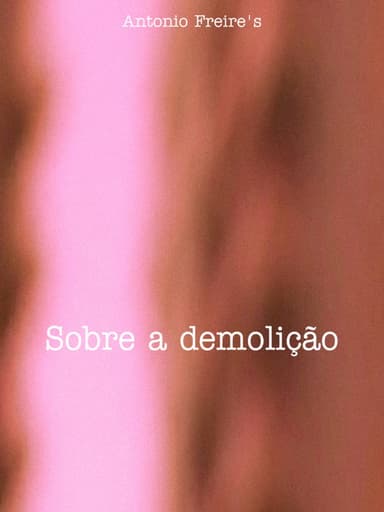 About the demolition poster