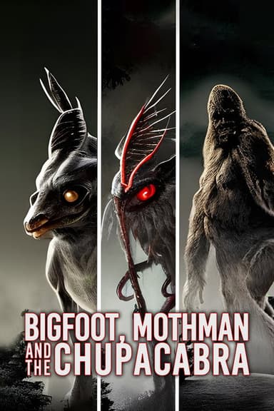 Bigfoot, Mothman and the Chupacabra poster