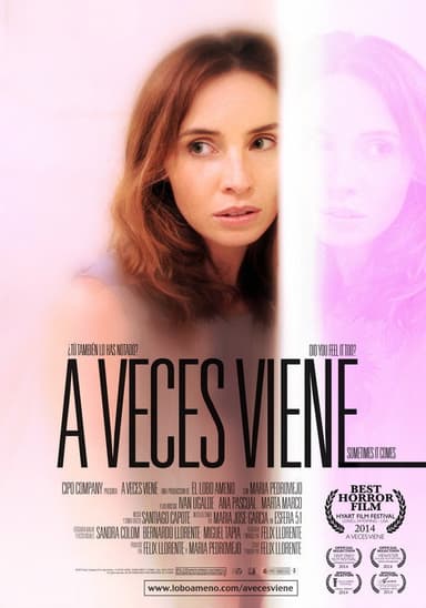 A veces viene poster