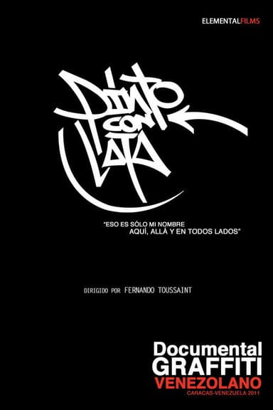 Pinto con lata poster