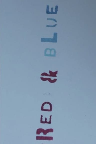 Red and Blue poster
