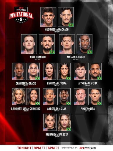 UFC Fight Pass Invitational 9 poster