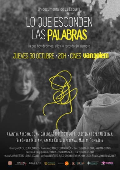 Lo que esconden las palabras poster