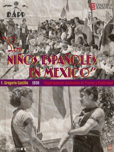 Los niños españoles en México poster