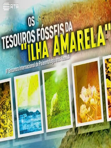 Tesouros Fósseis da Ilha Amarela poster