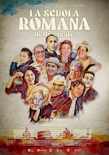 La scuola romana delle risate poster