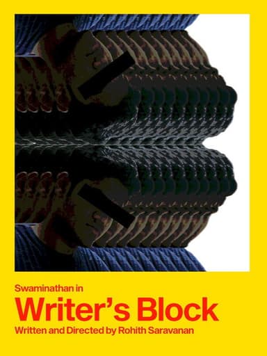 Writer's block poster